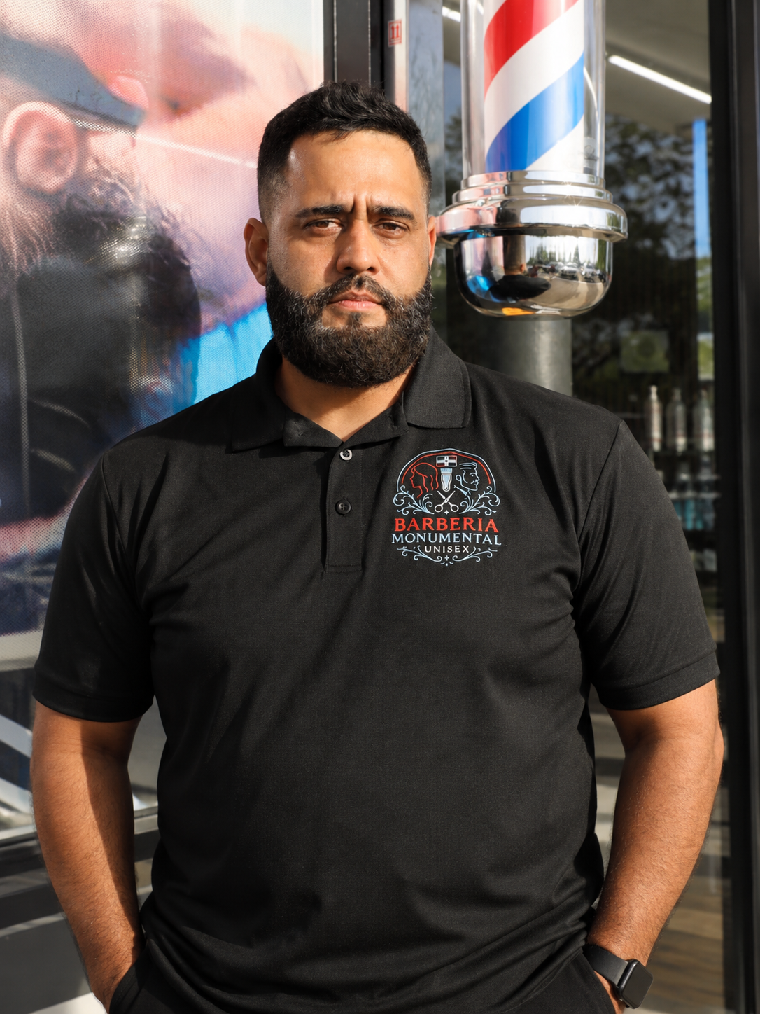 Master Frank, owner of Barberia Monumental Unisex